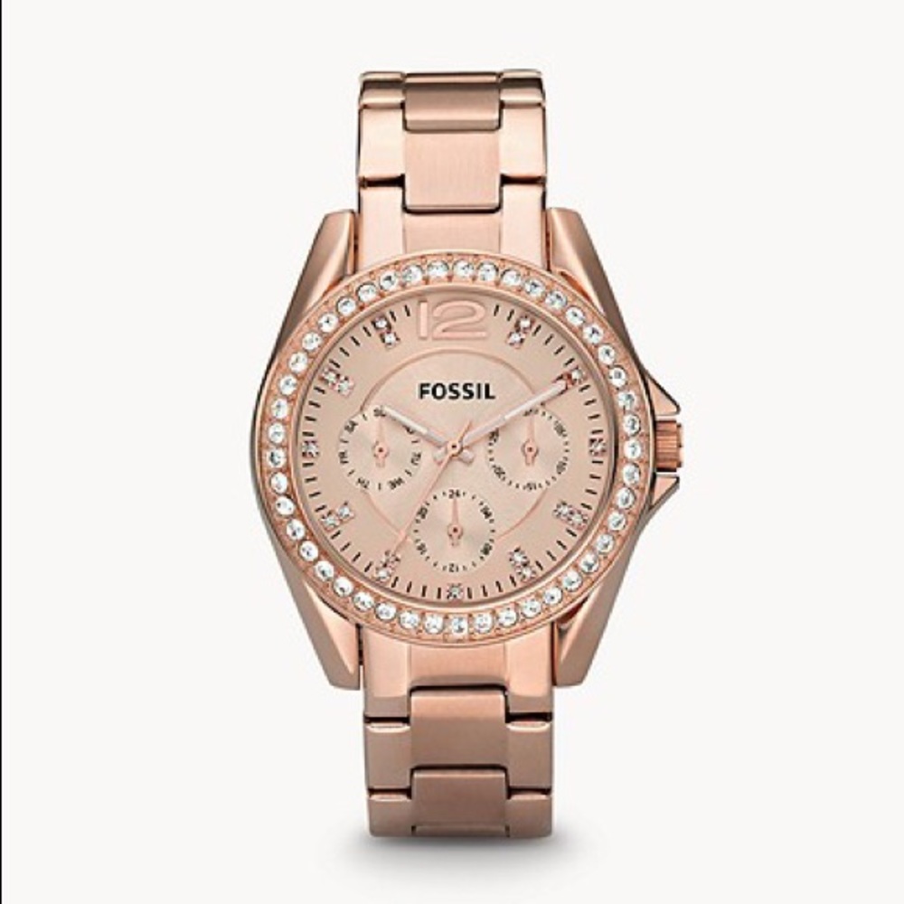 Fossil Riley Boyfriend Watch Rose Gold